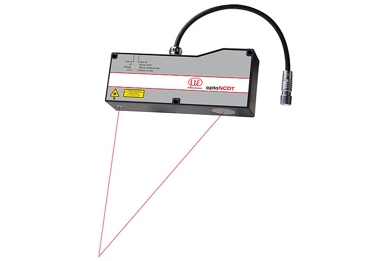 Laseranturi lyhyille mittausalueille pitkällä standoff-etäisyydellä