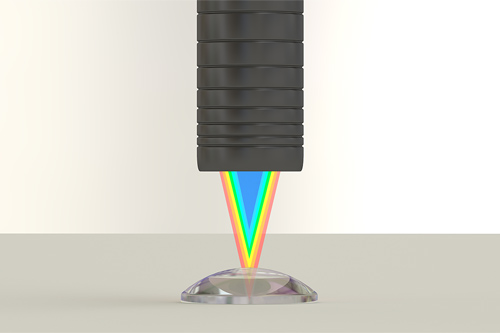 Measuring the center thickness of lenses