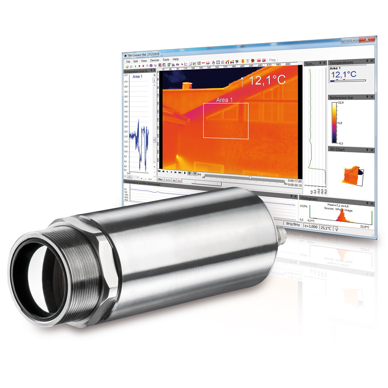 Pyrometer mit Spotfinder